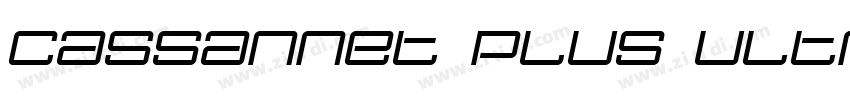 Cassannet Plus Ultra字体转换